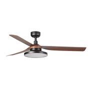PUNT TAK M Ventilatore nero/noce 4000K