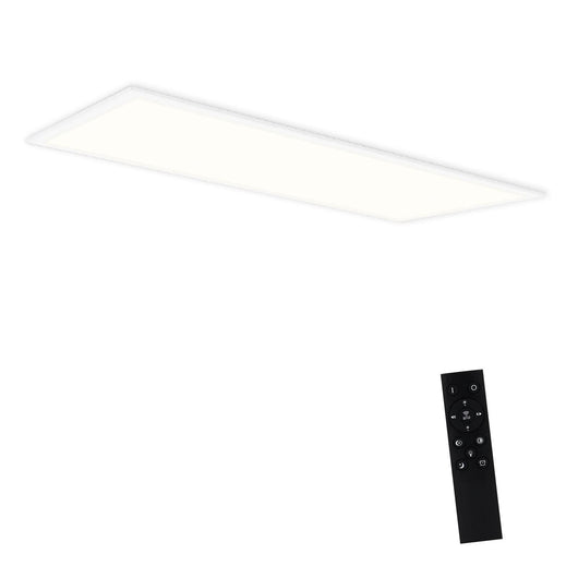 ZMH Lampada da soffitto LED di design da 120 cm con dimmer e telecomando per illuminazione interna