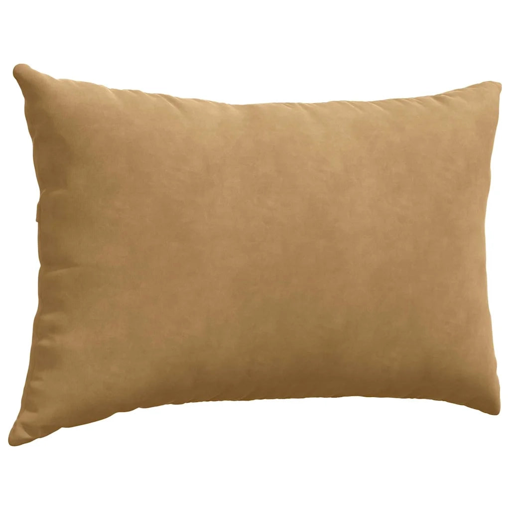 Cuscini da Divano 2 pcs Marrone 60 x 40 cm Tessuto in Cords