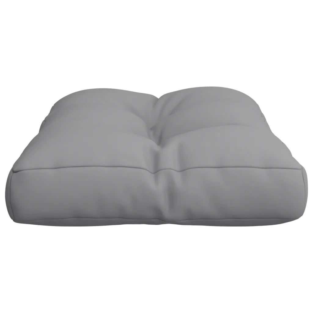 vidaXL Cuscino per Pallet Grigio 50x40x12 cm in Tessuto