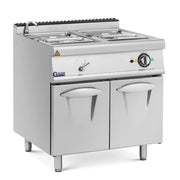Bagnomaria 6000W 2 x GN 1/2 2 x GN 1/3 rubinetto mobiletto base (80 x 73 cm) acciaio inox 14_0008296