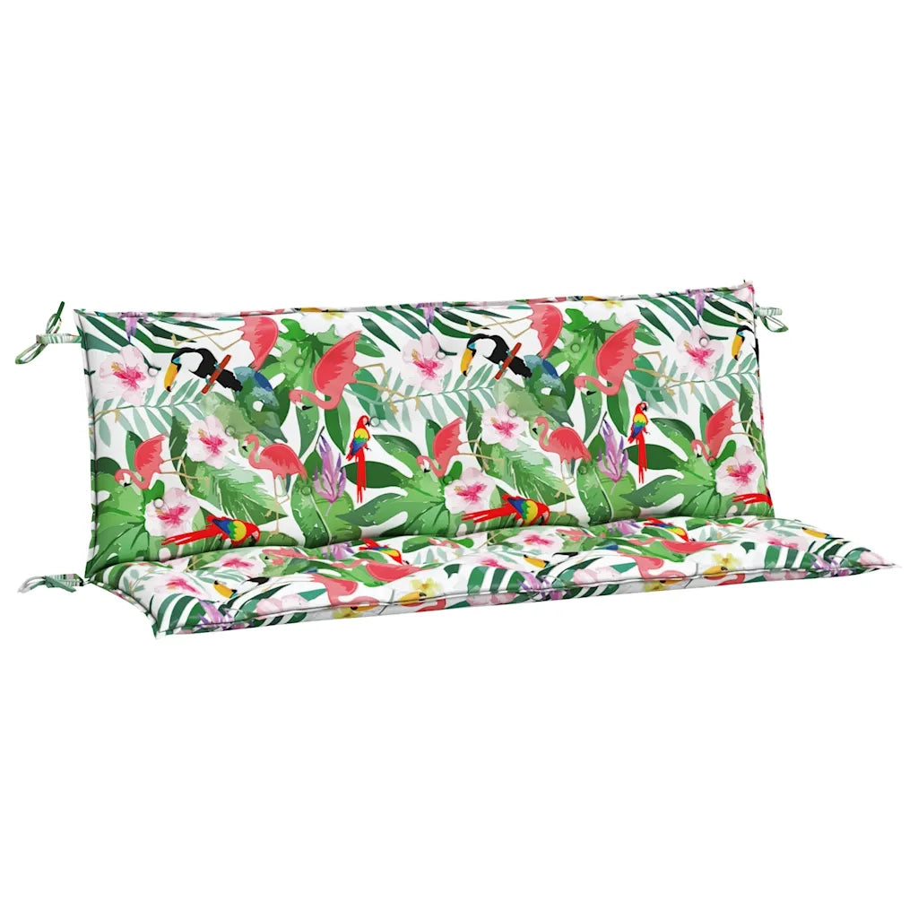 Cuscini Panca da Giardino 2 pz-Set di 2 Cuscini per panchina da esterno Multicolore 150x50x7cm in Tessuto