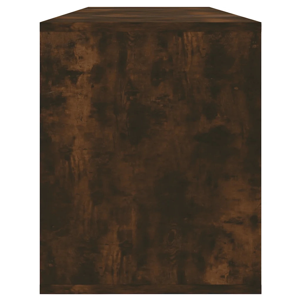 Mobile Porta TV-Mobile per TV-Credenza TV Rovere Fumo 130x35x50 cm in Truciolato