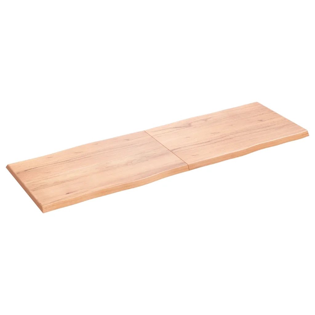 Piano Tavolo Marrone Chiaro 180x60x(2-4) cm Rovere Non Trattatocod mxl 78625
