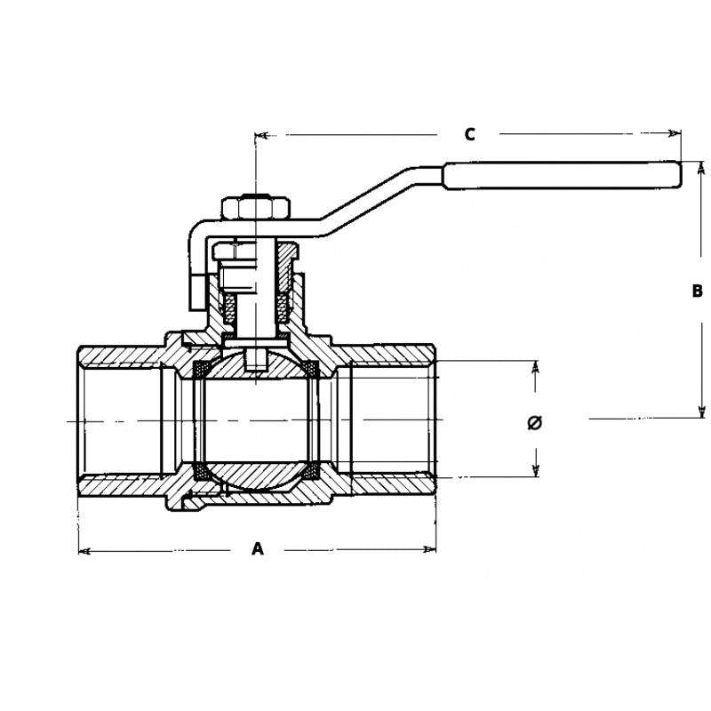 VALVOLA INOX 3/8