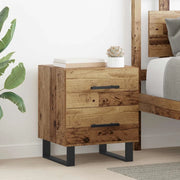Armadio da Notte con cassetto Legno vecchio 40 x 35 x 47,5 cm 882059