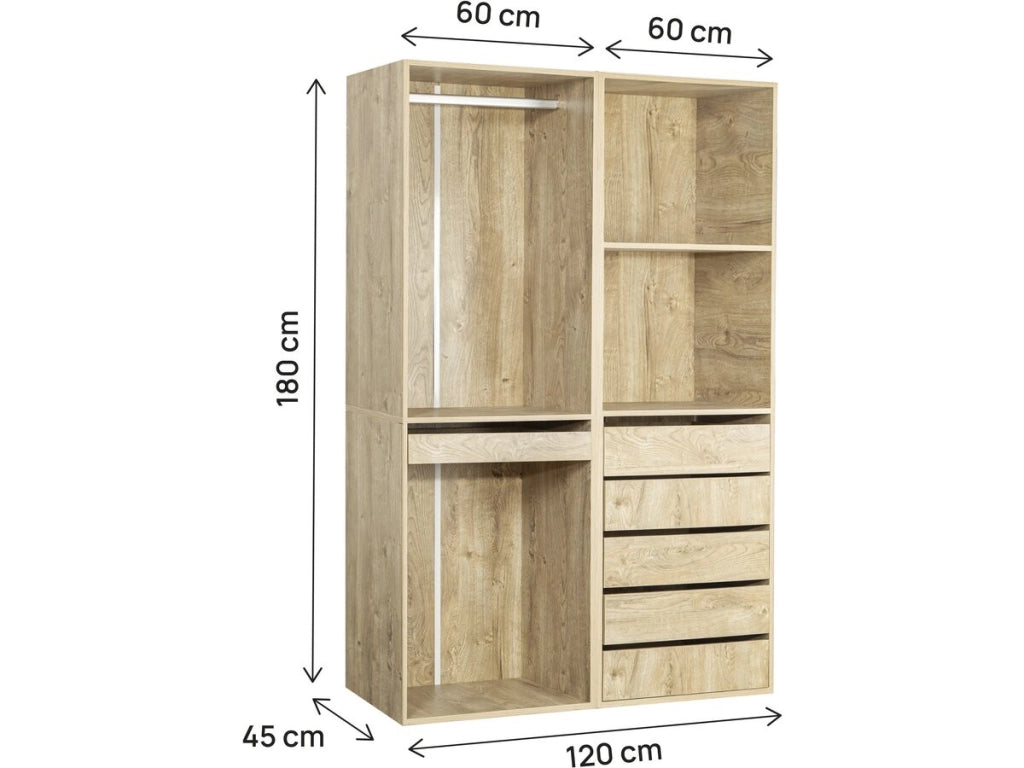 Set da toilette modulare "Opera" - 2 unità - Beige