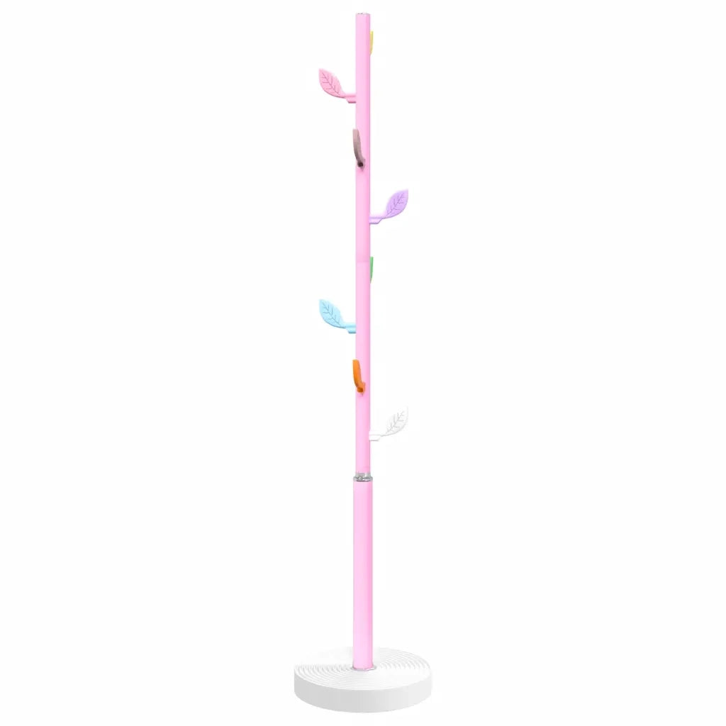 Appendiabiti Rosa 172 cm in Ferro Verniciato a Polvere 377090