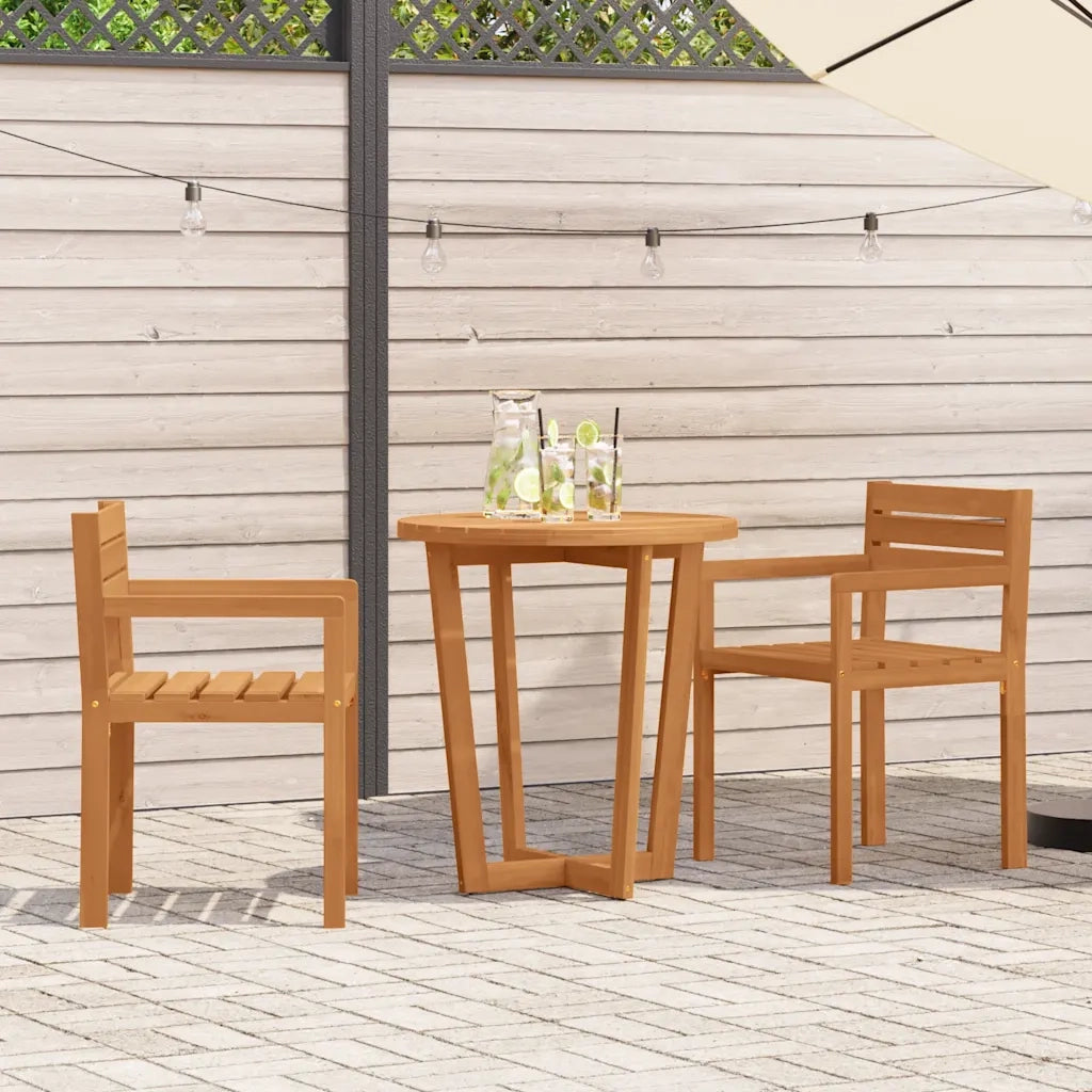 Set da pranzo da giardino a 3 pz in Legno Massello di Acacia 3334768