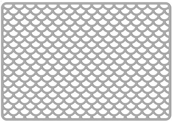 Mat di protezione per doccia - Antiscivolo termoresistente - Protezione per doccia in silicone - Mat di protezione per doccia - Piastra antiaderente multifunzionale - Mat di protezione per doccia non porosa - 42x31x0.9cm