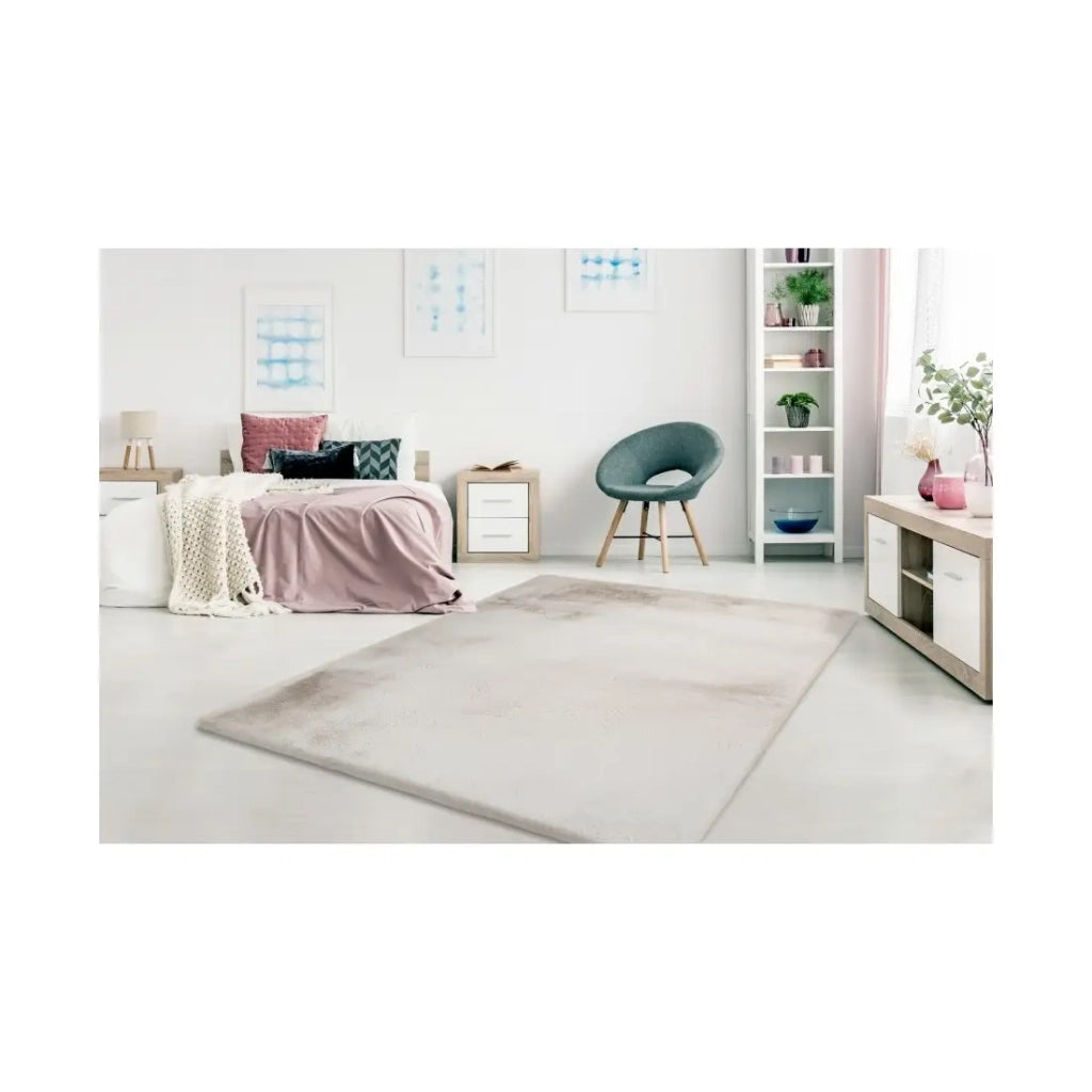 Tappeto 230x160cm, design H008N colore beige - Comfort ed eleganza per il tuo interno.