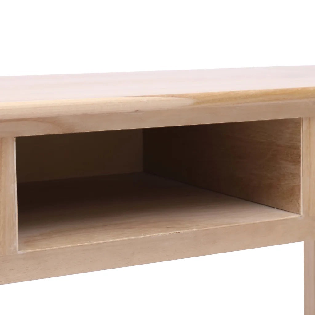Scrivania Naturale 110x45x76 cm in Legno 284159