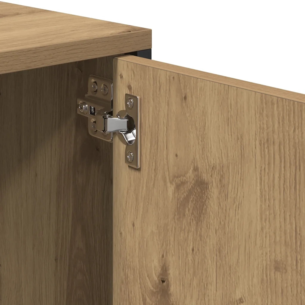 Mobile TV Cassetto Rovere Artigianale 200x25x44cm in Truciolato