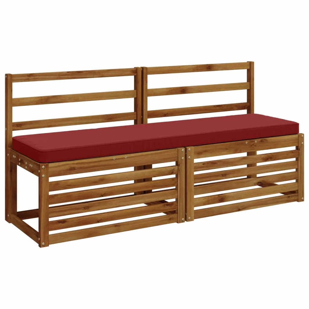 Cuscini per Panchina a 2 Pezzi VUGHT 2 pz 100% Poliestere 951399
