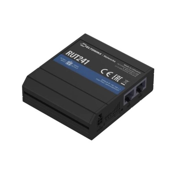 4g lte cat4, wifi, 2xrj45 10/100, dual sim/esim, wan failover e rms per iot e m2m - RUT241