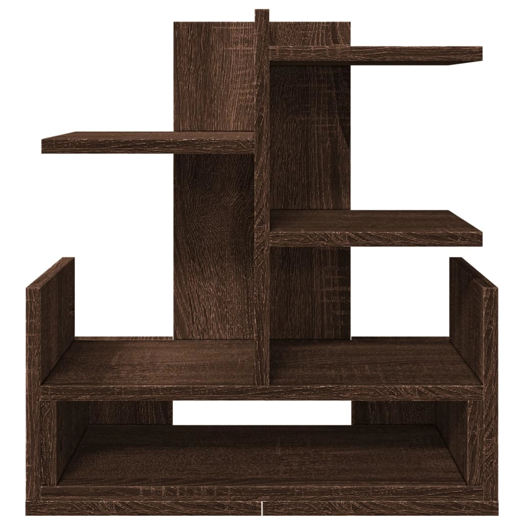Mobiletto portaoggetti per ufficio 49 x 20 x 52,5 cm marrone 02_0043571