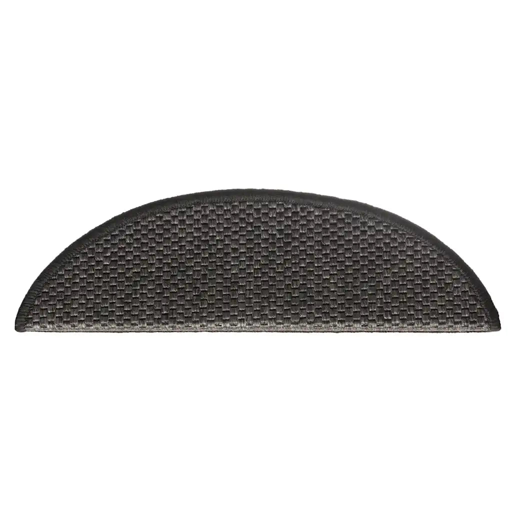 Tappeti Adesivi Scale Aspetto Sisal 30 pz 56x17x3 cm Antracite 3365861