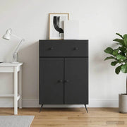 Credenza Nero 66 x 34,5 x 90 cm Legno ingegnerizzato 895556
