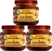 GARNIER ULTRA DOLCE 3 MASCHERE NUTRIENTE PER CAPELLI SECCHI E CRESPI IN 1 MINUTO AVOCADO E BURRO DI KARITÉ 340 ML