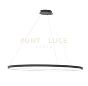 OSLO-120 N Sospensione nero opaco led integrato 68W dimmerabile SDD 2800 - 5000k SDD diametro 120cm