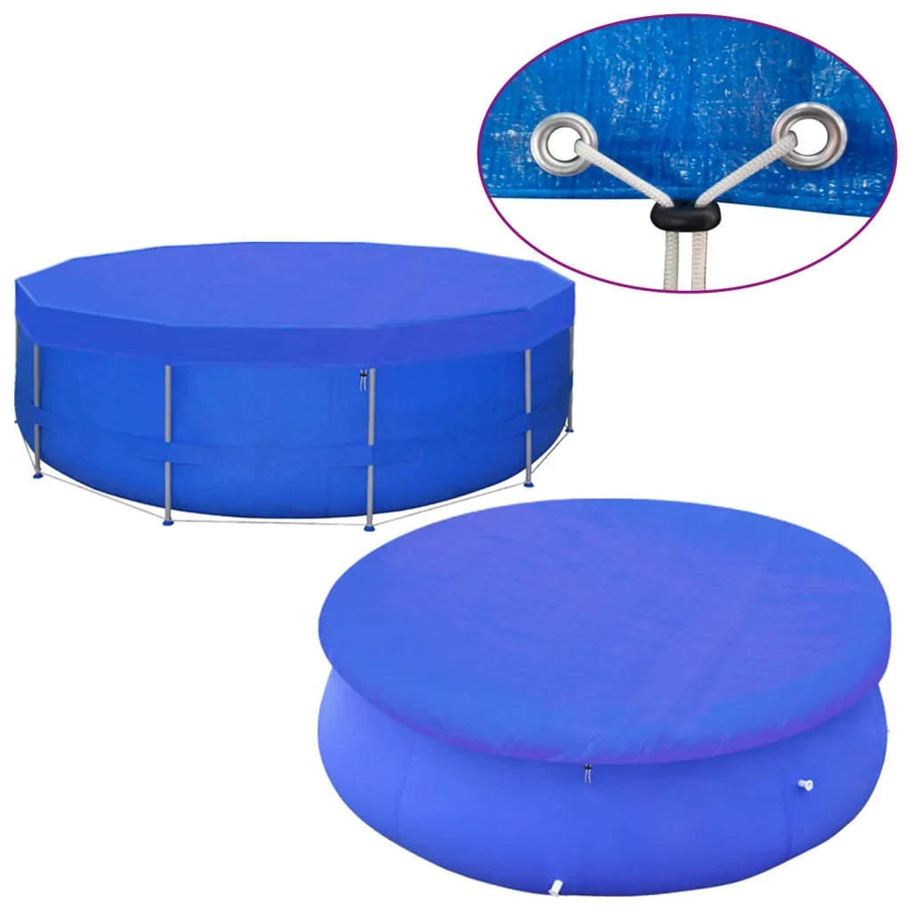Coperture per Piscina 2 pz in PE Rotonde 460 cm 90 g/mÂ²