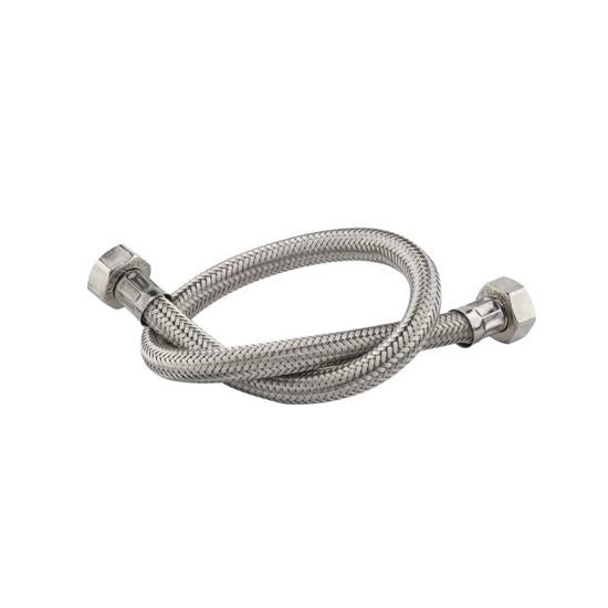 TUBO CARICO LAVATRICE INOX F3/4XF3/4- mt. 1,00- DH- pezzi 1