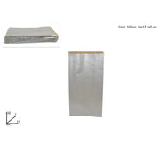 Sacchettio carta 17x32x7cm silver