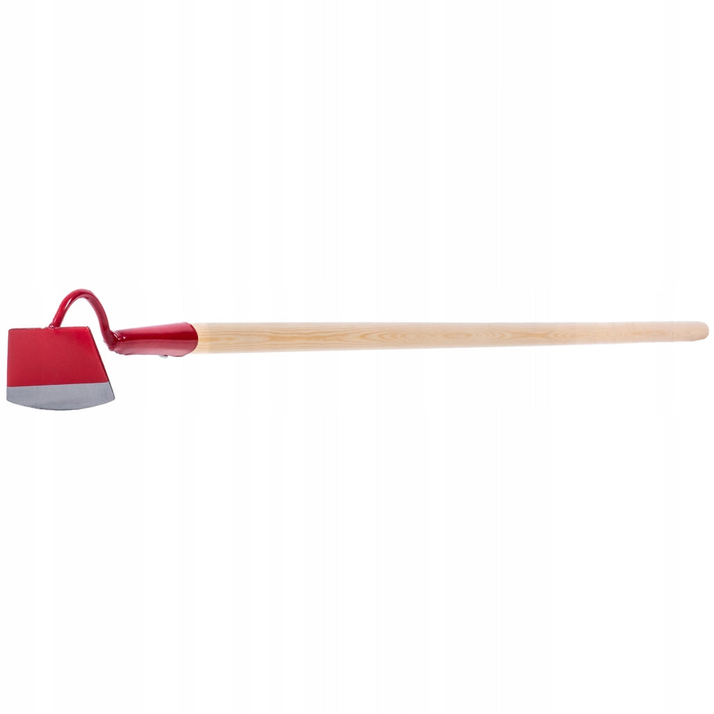 Zappa da giardino forgiata KADAX da 10 cm per estirpare le erbacce, con manico in legno.