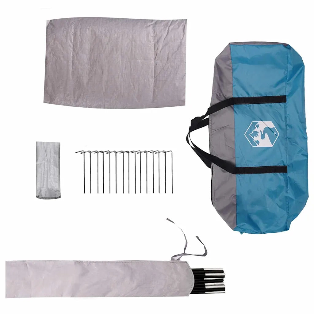 Tenda a cupola per 4 persone con tetto Blu 505 x 450 x 248 cm 42004021