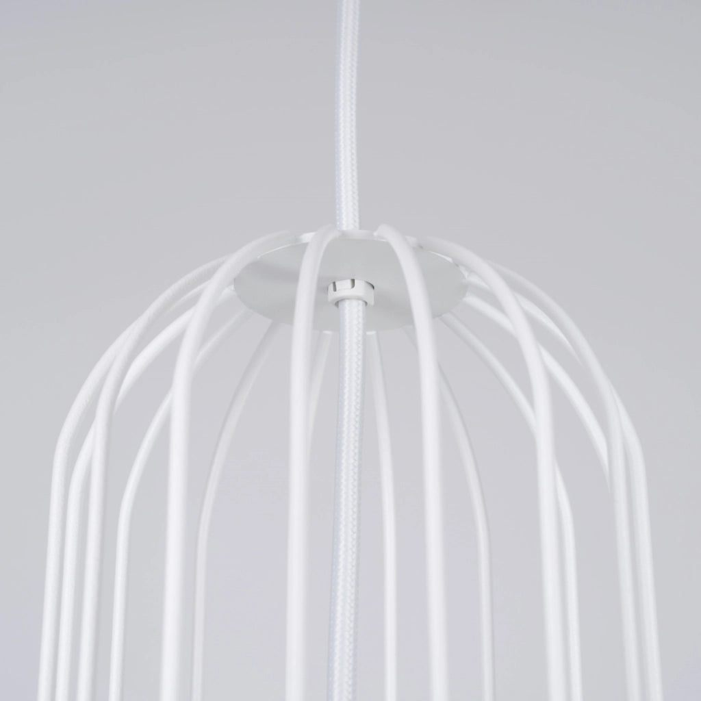 Lampada a sospensione BRINA 3P bianco