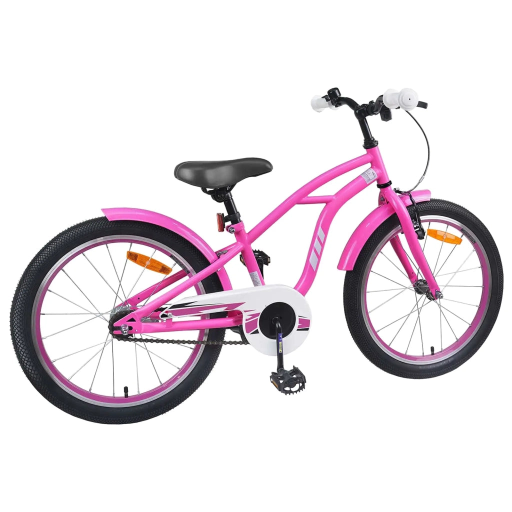 Bicicletta per Bambini 22 Pollici 7-12 Rosa scuro