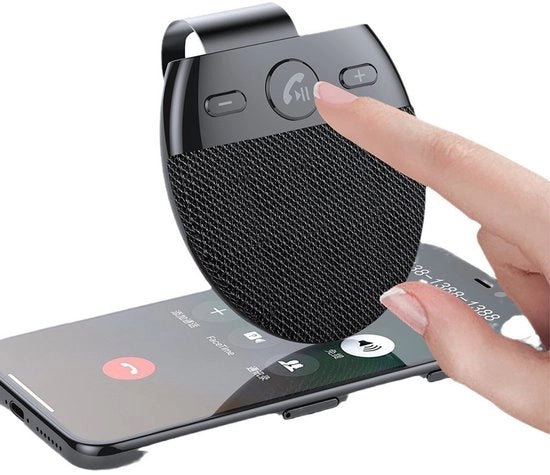 Kit di telefono per auto a mano libera Bluetooth 5.0 wireless car BT a mano libera microfono visore lettore di musica con microfono