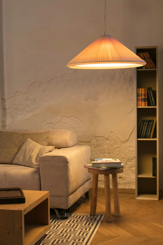 SAIGON IN 700 Lampada sospensione bianco avorio