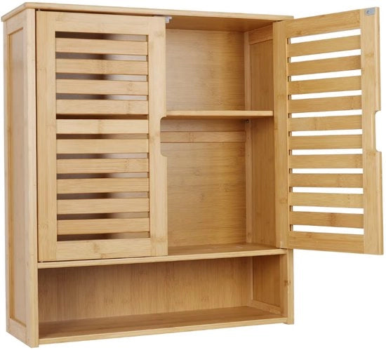 Cassettiere da Parete - Cassettiera da Parete - Con Scomparti Regolabili - 3 Scomparti - 59 x 20.5 x 66.5 cm.