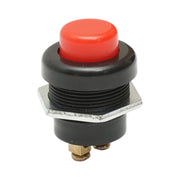 Pulsante di avviamento rosso universale a 2 pin 12V/10A–24V/5A