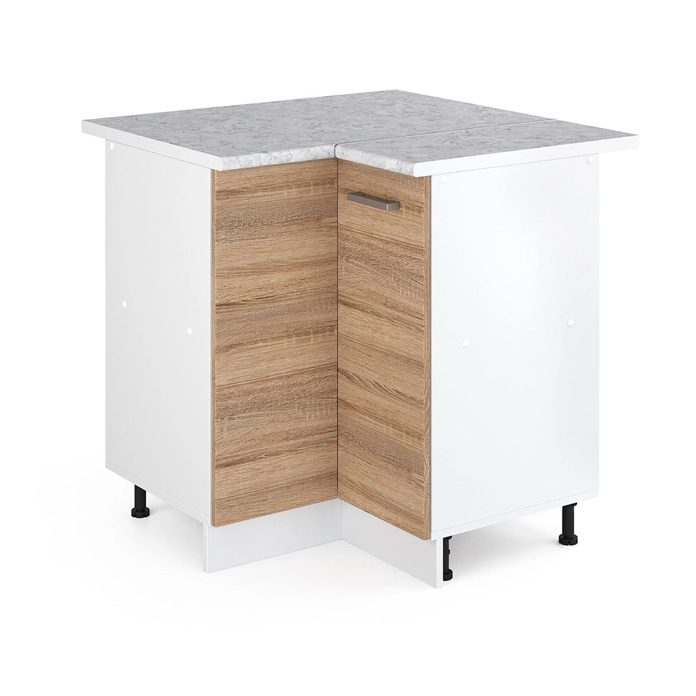 Vicco Mobile ad angolo cucina Sonoma 60 cm , PL Marmo