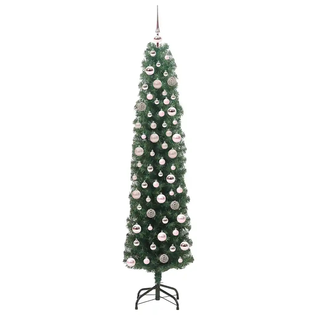 Albero di Natale artificiale con 300 LED Verde 180 cm