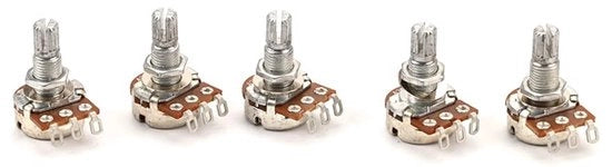 Potenziometro per Chitarra - 18mm Asse a Spola - Mini Controllo Pot - A25K - Sostituzione e Aggiornamento - Adatto per Chitarra Elettrica