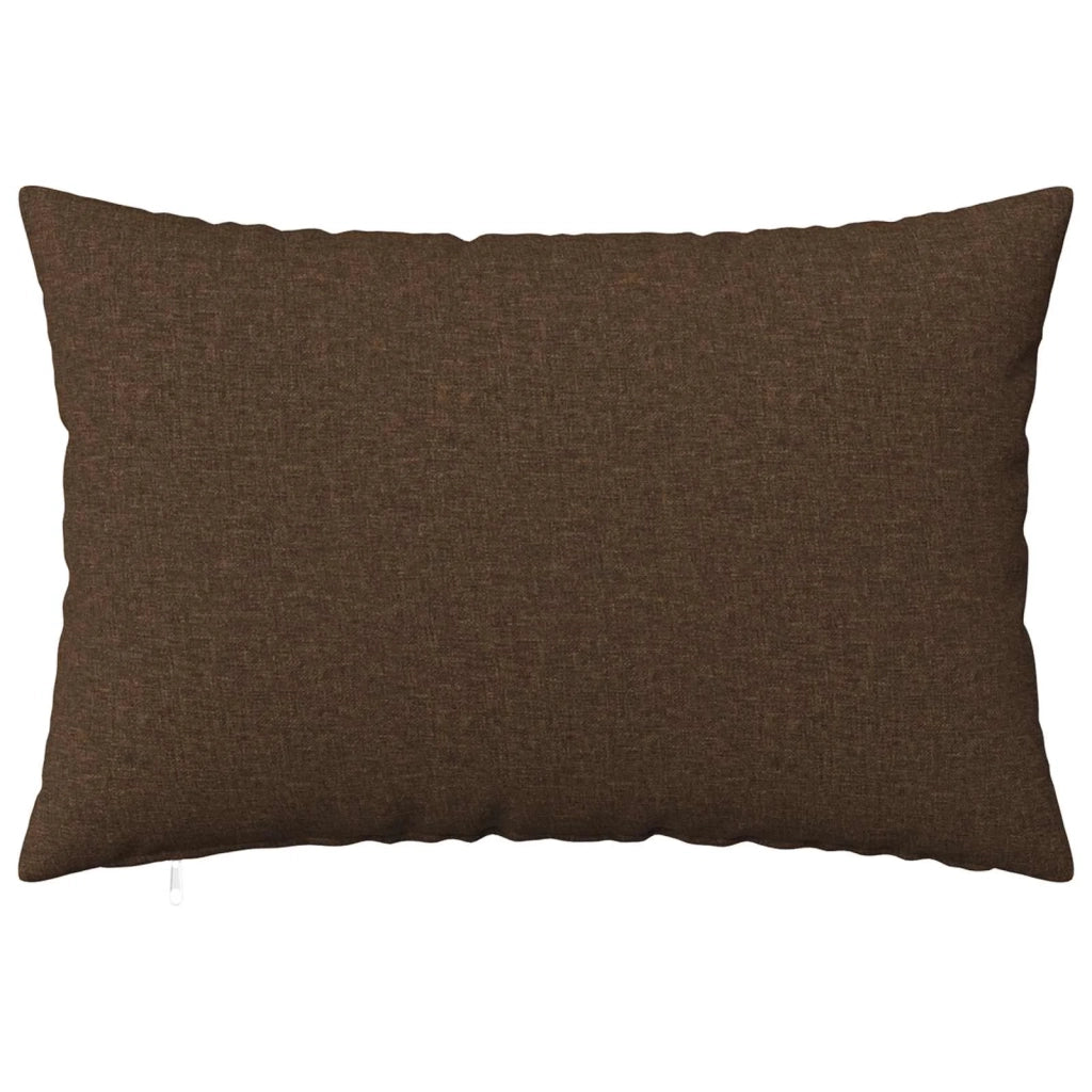 Federa 2 pz HEERLEN Marrone 50 x 70 cm Tessuto 911237