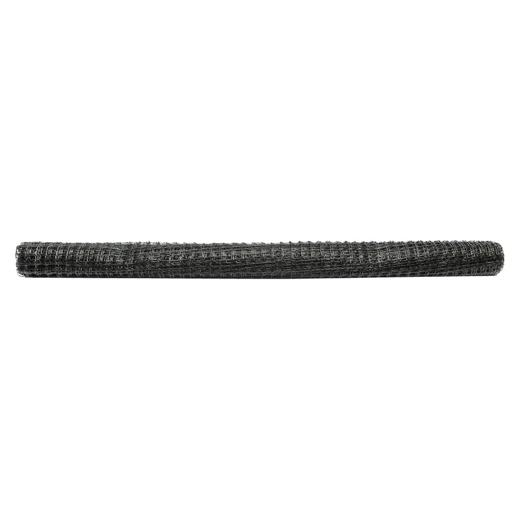 Rete per delimitazione lavori 90cmx10m con maglie 20x20mm, nera