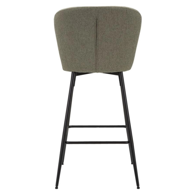 Sgabello Bar Losanna Verde Set 2 Pz cm 52x59x108