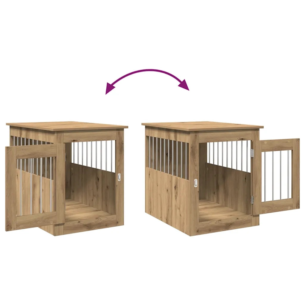 Gabbia Cani Arredamento Rovere Artigianale Legno Multistrato
