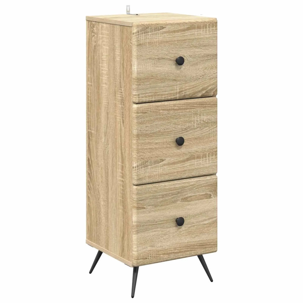 Mobile con Cassetti Rovere Sonoma 33 x 34,5 x 90 cm 895537