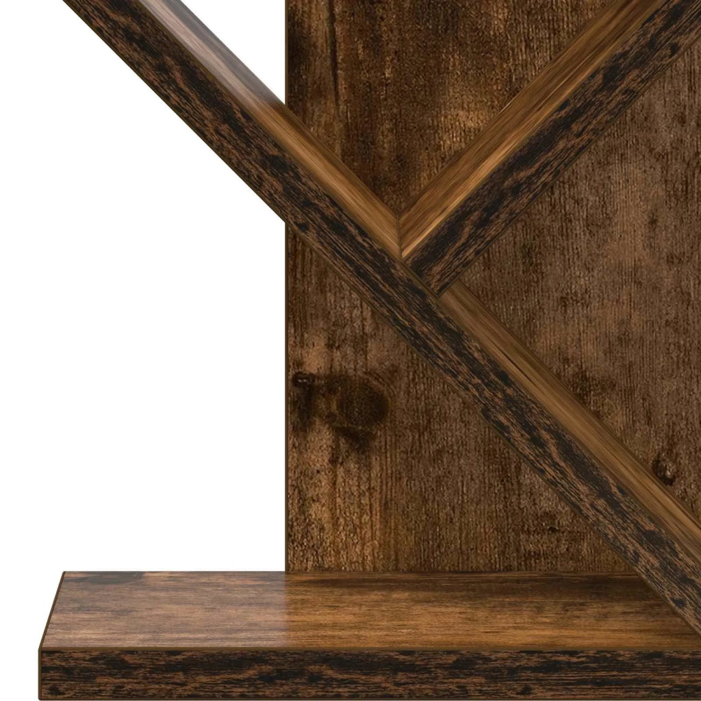 Scaffale per Libri a Forma di Albero 3 Strati 30 x 18 x 40 cm 8012352