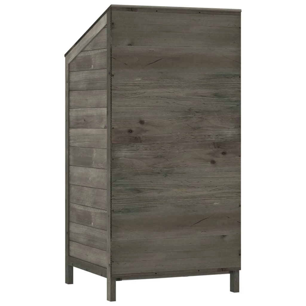 Casetta da giardino 55 x 52 x 112 cm in legno massello di abete antracite 02_0044048