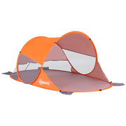 Tenda da spiaggia pieghevole pop-up automatica ¨C zephmum ¨C arancione
