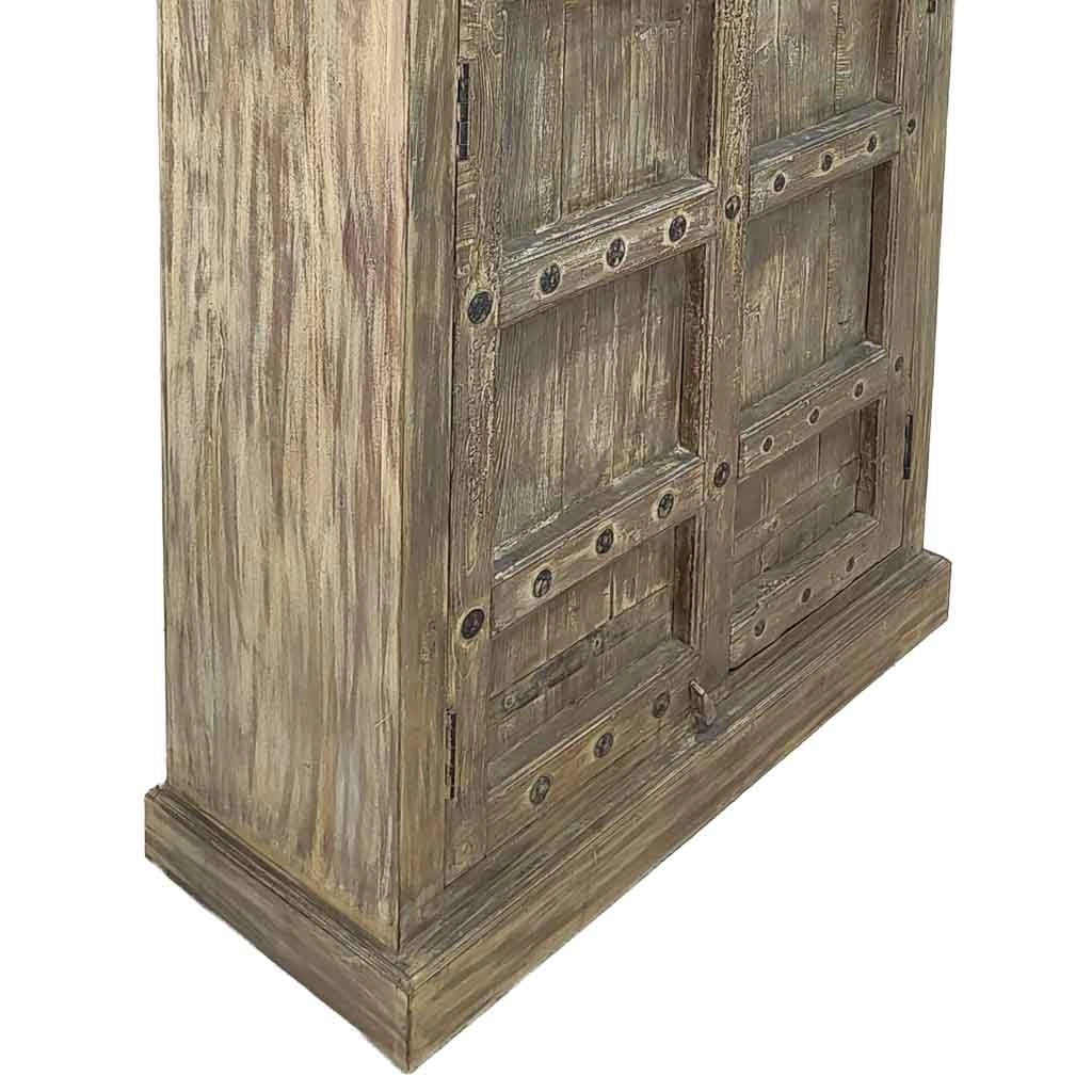 Armadio in legno fatto a mano 90-100x37x170-195h cm