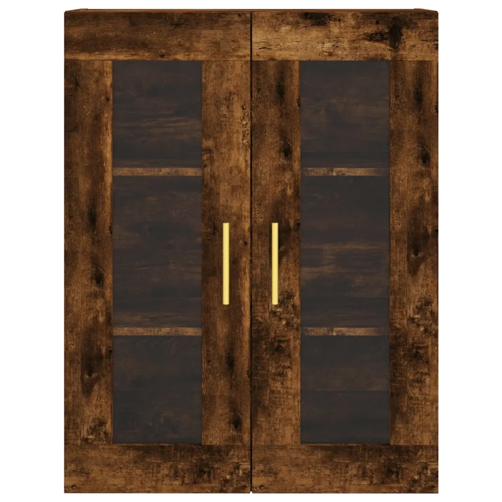 Credenza Rovere Fumo  69,5x34x180 cm in Legno Multistrato 3198334