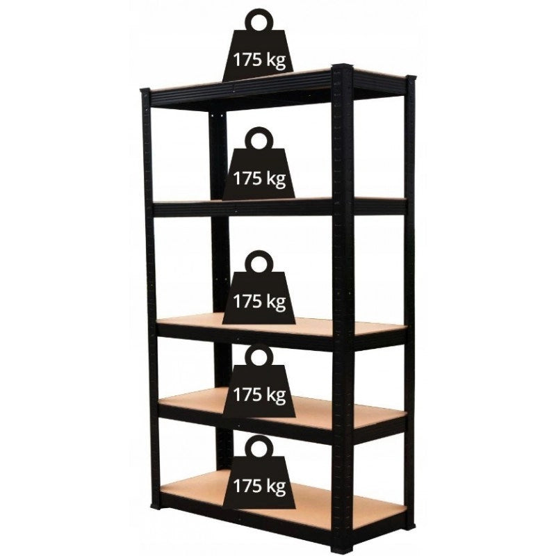 Scaffale contenitore P9030 nero libreria moderna