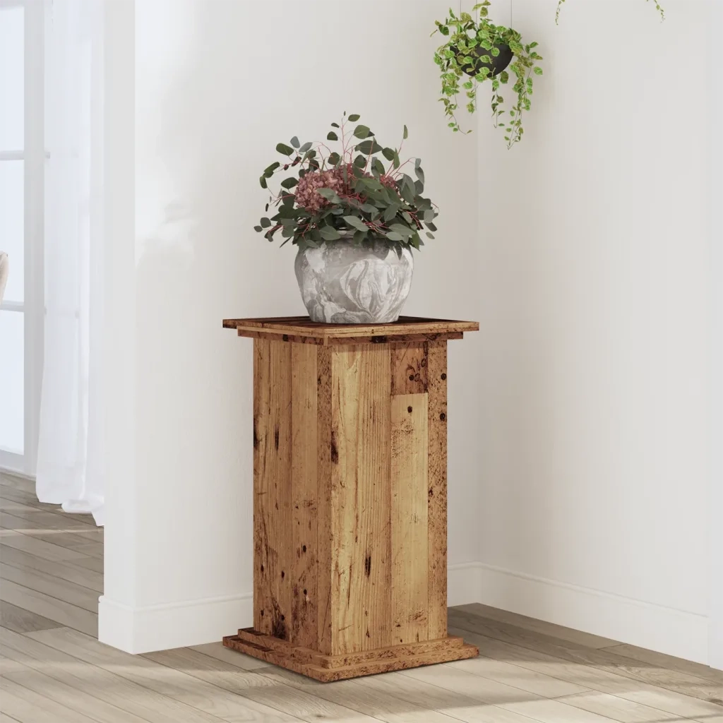Supporto per piante | Sostegno per piante Legno Vecchio 33x33x60 cm Legno Multistrato